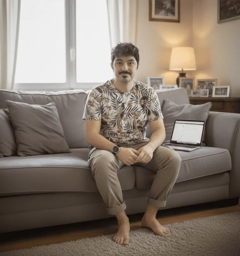 Foto di un web designer freelance che lavora su Genova e la Liguria